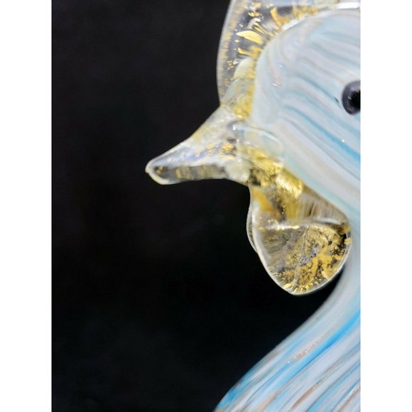 Set of 2 Handblown Murano Pea Hens Birds - Picture 9 of 11